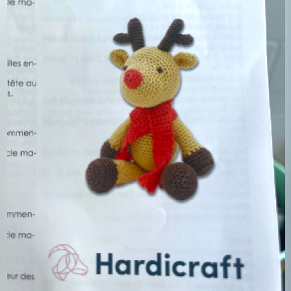 Crochet Rudolph the Red Nose Reindeer Set
